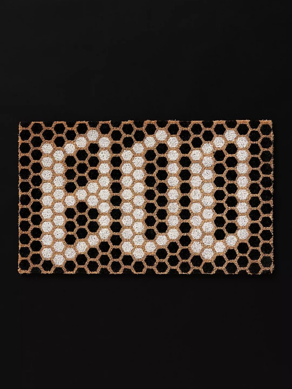 Anthropologie Boo Tile Coir Printed Doormat